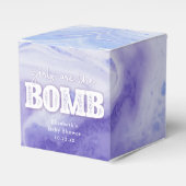 Bath Bomb Baby shower Bedankdoosjes (Voorkant Zijde)