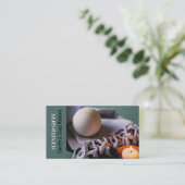 Bath Bomb & Candle, Candle & Soap Maker Visitekaartje (Staand voorkant)