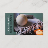 Bath Bomb & Candle, Candle & Soap Maker Visitekaartje (Voorkant)