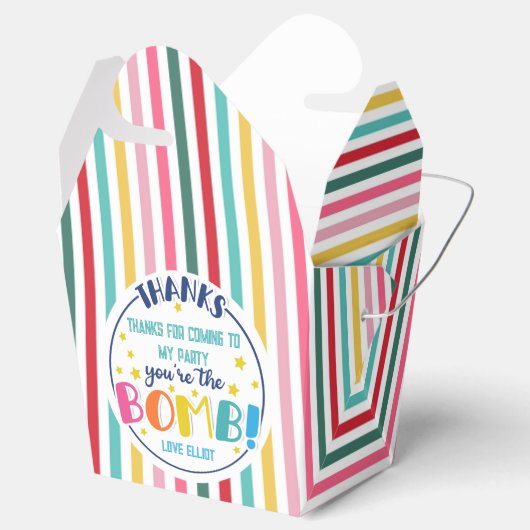 Bath Bomb Gift Box Jij bent de bom Bedankdoosjes (Geopend)