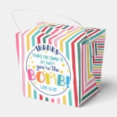 Bath Bomb Gift Box Jij bent de bom Bedankdoosjes (Achterkant)