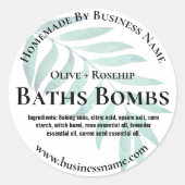  Bath Bomb Label (Voorkant)