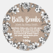  Bath Bomb Label (Voorkant)