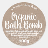  Bath Bomb Label (Voorkant)