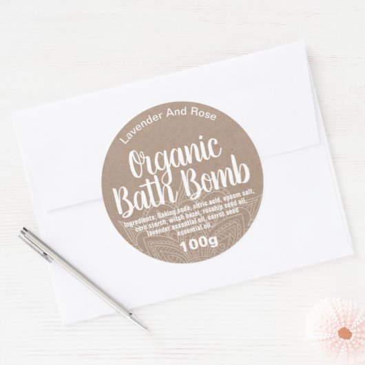  Bath Bomb Label (Envelop)