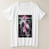 Bath Bomb Party Cover Plus Size Women's T-shirt (Design voorkant)