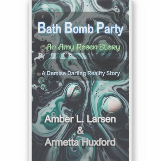 Bath Bomb Party Cover Sticker (Voorkant)