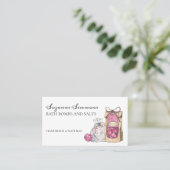 Bath Bomb Salts Products Handmade Spa Visitekaartje (Staand voorkant)