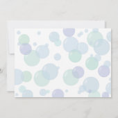 Bath Bomb Soap Making Bubble Birthday Party Foto Kaart (Achterkant)