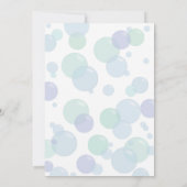 Bath Bomb Soap Making Bubble Birthday Party Invite Kaart (Achterkant)