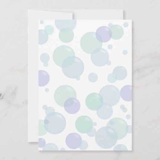 Bath Bomb Soap Making Bubble Birthday Party Invite Kaart (Achterkant)