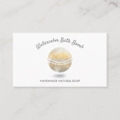Bath Bomb Spa Natural Soap Gold Spa Visitekaartje (Voorkant)