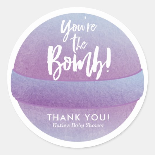 Bath Bomb Stickers Douche Favor Stickers (Voorkant)