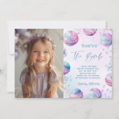 Bath Bomb verjaardagsfeestfoto dank u kaart (Voorkant)