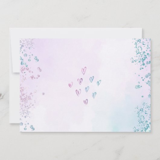 Bath Bomb verjaardagsfeestfoto dank u kaart (Achterkant)