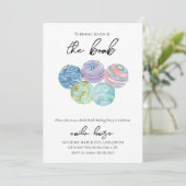 Bath Bomb Verjaardagsfeestuitnodiging Kaart (Staand voorkant)