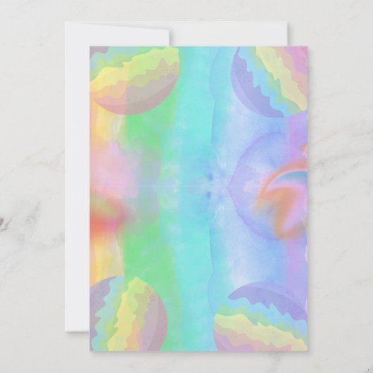 Bath Bomb Verjaardagsfeestuitnodiging Kaart (Achterkant)