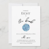 Bath Bomb Verjaardagsfeestuitnodiging Kaart (Voorkant)