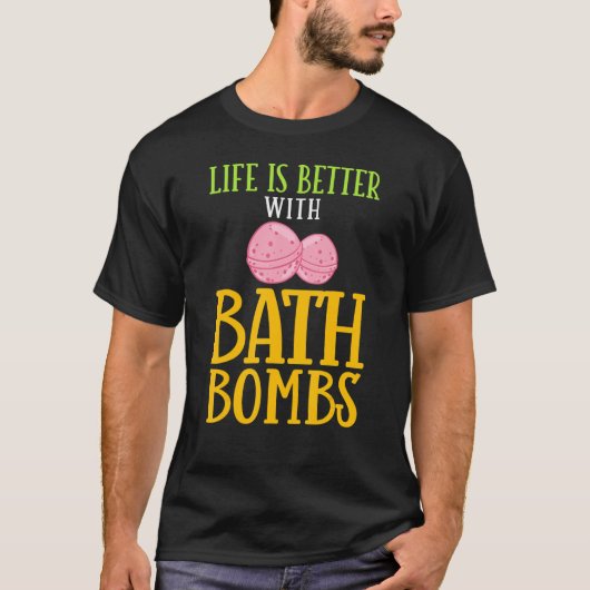 Bath Bombs Making Bathing Bomb Bubble Lavender T-shirt (Voorkant)