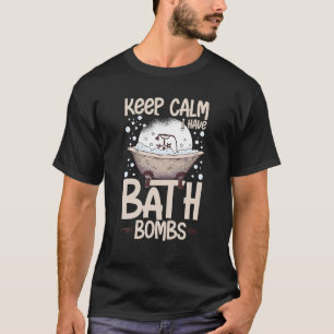 Bath Bombs Making Bathing Bomb Bubble Lavender T-shirt