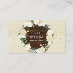  Bath Bombs Visitekaartjes