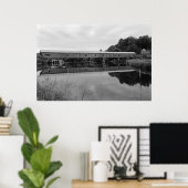 Bath Bridge Poster (Thuiskantoor)