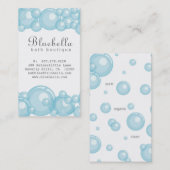 Bath Bubbles Spa Hair Salon Dog of Auto Wash Visitekaartje (Voorkant / Achterkant)