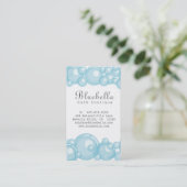 Bath Bubbles Spa Hair Salon Dog of Auto Wash Visitekaartje (Staand voorkant)