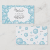 Bath Bubbles Spa Hair Salon Dog of Car Wash Visitekaartje (Voorkant / Achterkant)