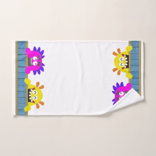 Bath Buddy Funny Monsters Kinder Bad Handdoek (Handdoek)