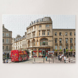 Bath city en Tour Bus, Engeland Legpuzzel