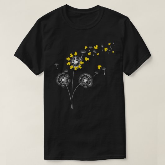 Bath Duck Dandelion Bath Speelgoed Rubber Duck T-shirt (Design voorkant)