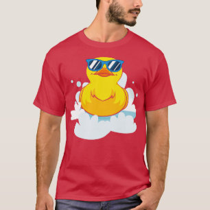 Bath Duck Funny Duckie Cool Bath Speelgoed Rubber T-shirt