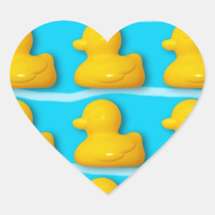 Bath Ducks Hart Sticker