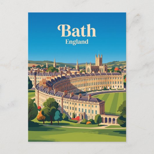 Bath, Engeland Briefkaart (Voorkant)
