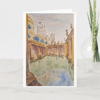 Bath, England Card Kaart