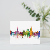 Bath England Skyline Cityscape Briefkaart (Staand voorkant)