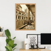 Bath ~ England ~ Vintage Travel Poster (Thuiskantoor)