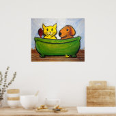 Bath Friends Poster (Keuken)