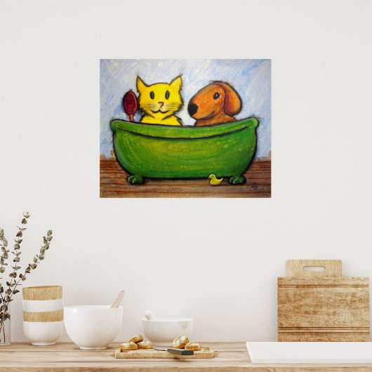 Bath Friends Poster (Keuken)