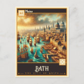 Bath, Maine |  Briefkaart (Voorkant)