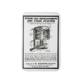 Bath mat Advert Steam Cars en Steam Aviation (Voorkant Verticaal)