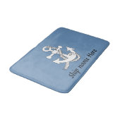 Bath Mat - Anchor met Ship Name (Gekanteld)