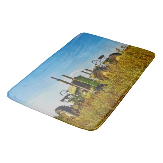 Bath Mat Antiek Green Tractor (Gekanteld)