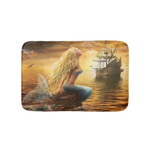 Bath Mat Beauful princess- fantasy mermaid (Voorkant)