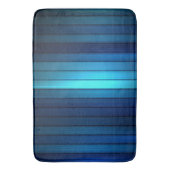 Bath Mat/Blue Stripes Badmat (Voorkant Verticaal)
