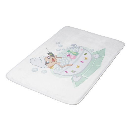 Bath Mat/Bubble Bath Time Badmat (Gekanteld)