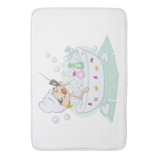 Bath Mat/Bubble Bath Time Badmat (Voorkant Verticaal)
