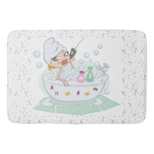 Bath Mat/Bubble Bath Time Badmat