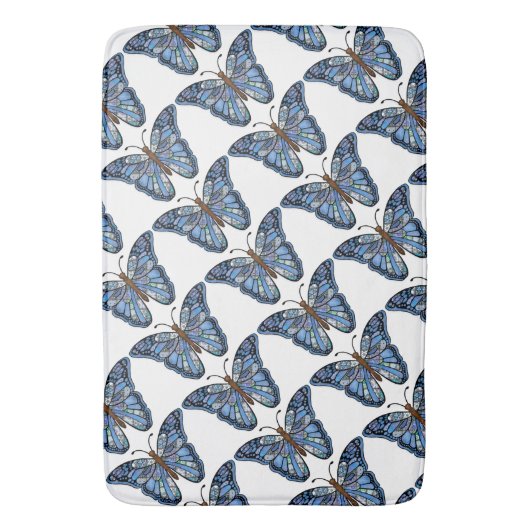 Bath Mat/Butterfly Badmat (Voorkant Verticaal)